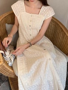 Casual Dress Square Neck
