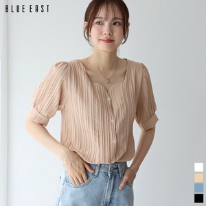 Button Shirt/Blouse Short Sleeve