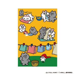 【新商品】【予約商品】ンめねこ　ポストカード「せんたく」6月上旬以降入荷予定
