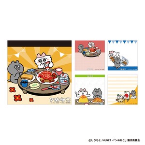 【新商品】【予約商品】ンめねこ　スクエアメモ帳「ンめねことうすくろ」6月上旬以降入荷予定