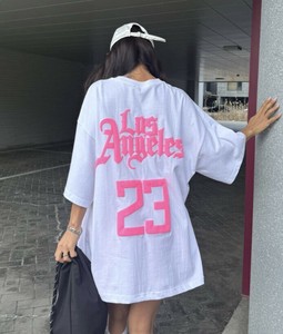 【2025春夏新作】LOS ANGELES発泡ロゴカットソー＜ユニセックス＞