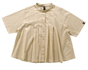 【特価商品】ﾄﾞｯﾄ柄ｼｮﾙﾀﾞｰﾀｯｸﾌﾞﾗｳｽ