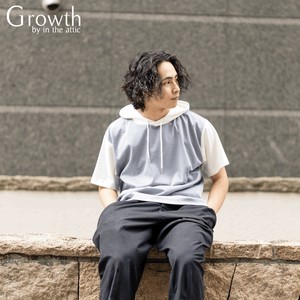 配色フード付き Tシャツ