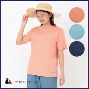 T-shirt Round Neck Short-Sleeved T-Shirt Made in Japan
