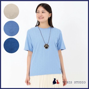 T-shirt Crew Neck Short-Sleeved T-Shirt L Size Made in Japan
