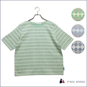 T-shirt Crew Neck Stripe Made in Japan