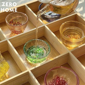 グラス 清杯 茶杯セット 茶杯 ミニ杯 木製パレット プレゼント