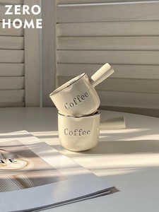 ミルクカップ エスプレッソカップ 目盛付き セラミック コーヒー計量カップ 抽出カップ