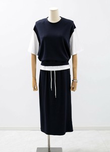 【2025春夏新作】配色カットソー＆スカートセットアップ
