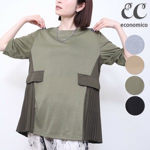 2025SS　裾プリーツ チュニック　2025新作　Economico