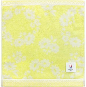 Imabari Towel Face Towel Flower Yellow Wash towel Made in Japan