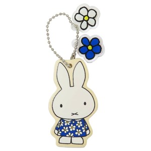 【キーホルダー】ミッフィー アクリル＆ウッドチャーム プリティドレス A