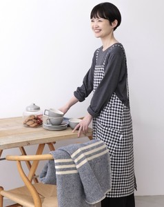 【予約販売】8月中旬納期　パイピングラップエプロン【日本製】