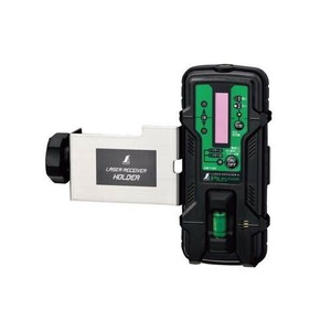 シンワ測定 受光器 レーザーレシーバー II Plus グリーン用 ホルダー付 71501