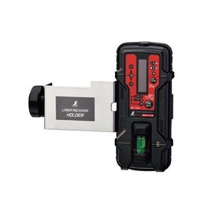 シンワ測定 受光器 レーザーレシーバー II Plus 高出力レッド用 ホルダー付 71920