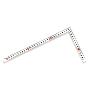 シンワ測定 曲尺平ぴた ホワイト 30cm/1尺併用目盛 11179