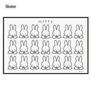 野餐垫 Miffy米飞兔/米飞 Skater S尺寸 黑白 60 x 90cm