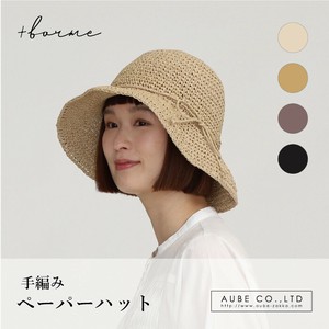 【SDギャザリング】【春夏】手編みペーパーハット 紫外線 夏帽子 おしゃれ ナチュラル レディース UVカット