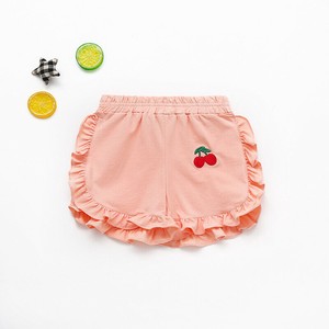 韓国スタイル パンツ 4色6サイズ 半ズボン ショートパンツ さくらんぼ 夏