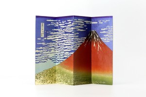 彩箔屏風シリーズ　葛飾北斎　凱風快晴