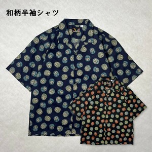 Button Shirt Daruma Short Sleeve Shirt Made in Japan