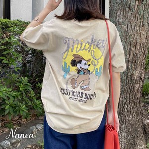 【☆新作☆】【正規ライセンス】空紡糸天竺・Mickey Mouse(ミッキーマウス)/ウエスタンミッキー/S/S/Tee②