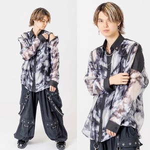 Button Shirt Sheer Shirt