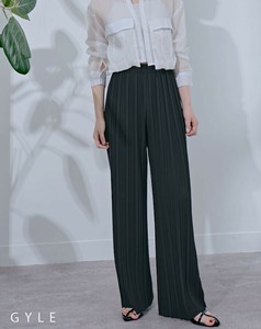 【全7色x2025年新色】セルフカット可能◎楽ちんランダムプリーツパンツ　レーディスパンツ　プリーツ