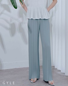 【全7色x2025年新色】セルフカット可能◎楽ちんランダムプリーツパンツ　レーディスパンツ　プリーツ
