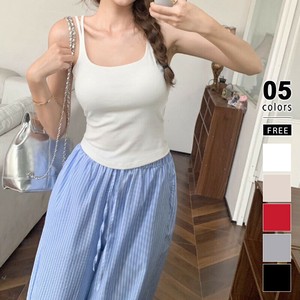 バックカットアウト カップ付きキャミソール ダブルストラップキャミ キャミソール セクシー ショート