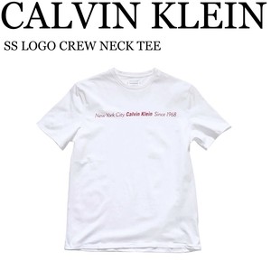 《即納》CALVIN KLEIN■半袖■Tシャツ■クルーネック■SS LOGO CREW NECK TEE