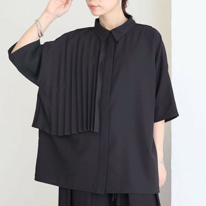 Button Shirt/Blouse Shirtwaist Drop-shoulder 5/10 length [2025 NEW] S/S