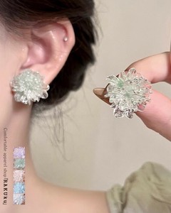耳环 花朵 透明