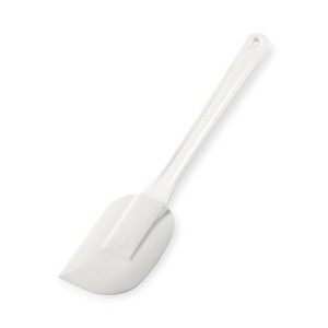 調理道具 PC柄耐熱シリコンスクレーパー 270mm(小) 白