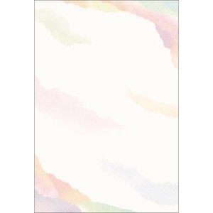プリンター用紙 4-1113 和柄用紙 和ごころ はがきサイズ 重ね和紙桃 20枚入 ササガワ