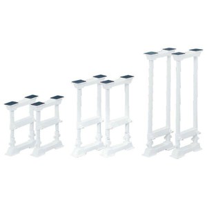 【防災】転倒防止用品 IRIS 248150 家具転倒防止伸縮棒M (高さ45〜70cm・H型) 2本セット アイリスオーヤマ
