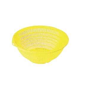 調理用品 P.P弁慶カラーザル45cm イエロー