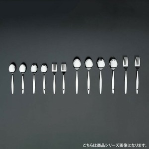 カトラリー 18-0＃6600オールミラー仕上げベビーフォーク 穴明