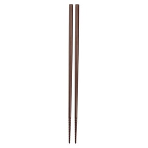カトラリー PM-104 トルネード箸 茶 18cm