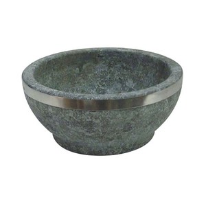 テーブル用品 ステン巻石焼ビビンバ器 B-016R 16cm