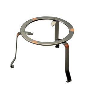 テーブル用品 鉄五徳(ブロンズ風三本足) 4寸