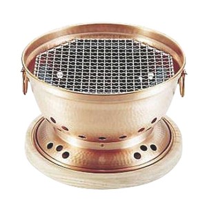テーブル用品 銅 炭用水コンロ(台付)