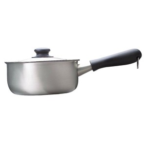 調理道具 12150601 1264柳宗理 ST片手鍋 蓋付 22cm ツヤ消