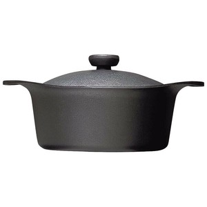 調理道具 12151103 0058柳宗理 鉄鍋 深型 鉄蓋・ハンドル付 22cm