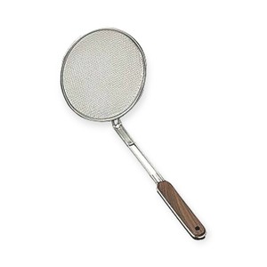 そば用品 18-8ローズ柄そば揚 10インチ