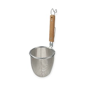 うどん用品 TS ケヤキ柄うどんてぼ 丸底 (10121平柄)