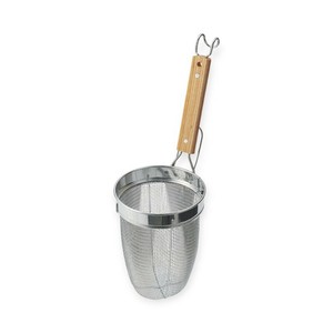 うどん用品 TS ケヤキ柄深型うどんあげ 31872