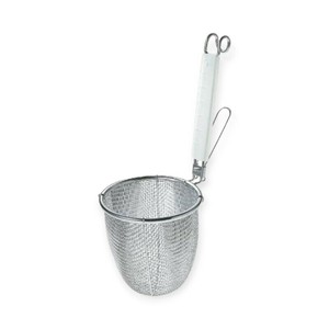 うどん用品 18-8シリコン柄うどんてぼ 丸底 10123