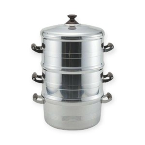 調理用品 長生セイロセット 二重30cm