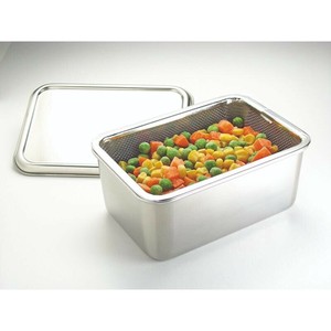調理用品 kan 豆腐水切かごセット 蓋付ツル無